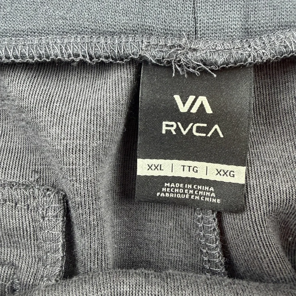 RVCA Mens 2XL Gray Tech Fleece Jogger Sweatpants Zip Pockets AVYNP00130 NWT